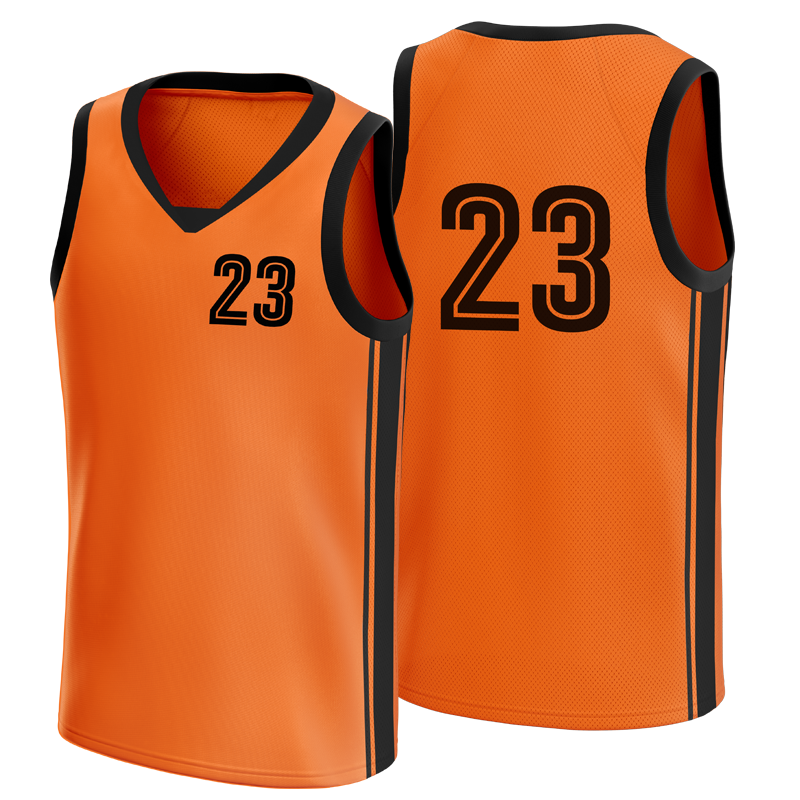 orange basketball shirt